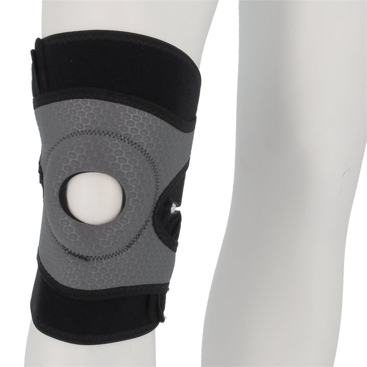 Envoltório ajustável de suporte de joelho Actifi SportMesh II com almofada estabilizadora, vista frontal
