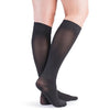 VenActive Women's Premium Opaque 20-30 mmHg Knee Highs, Black, Back