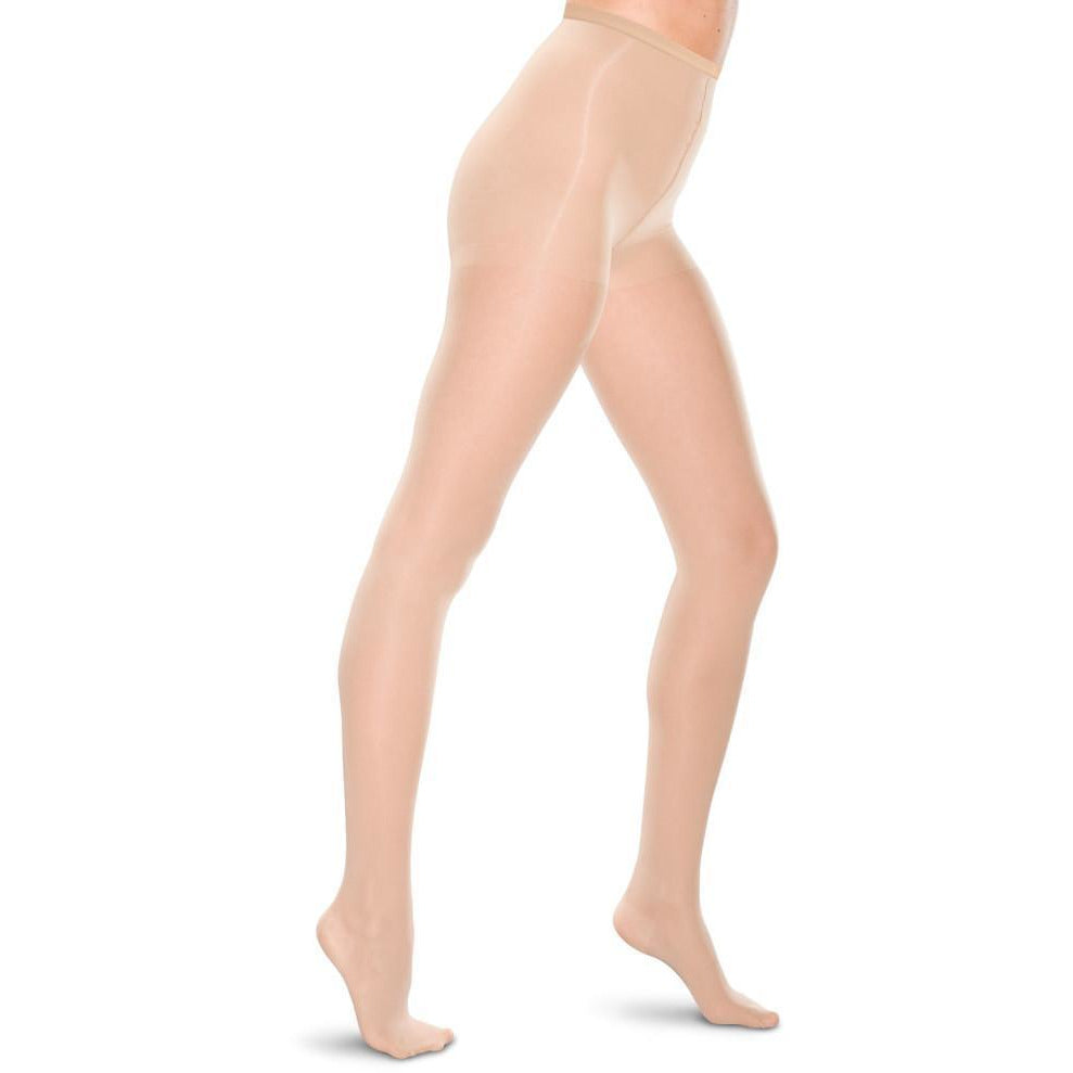 Meia-calça feminina Therafirm Sheer 15-20 mmHg, natural