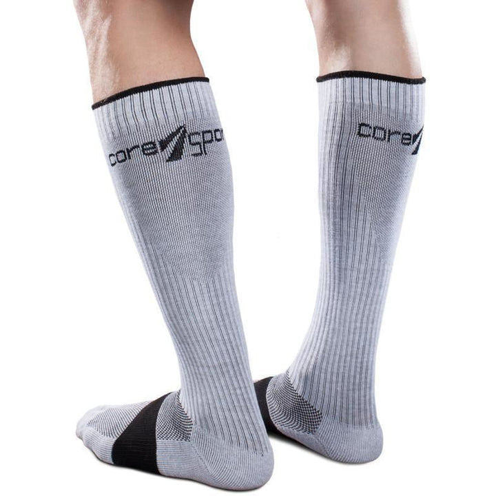 Chaussettes de compression Core-Sport 15-20 mmHg Athletic Performance, gris