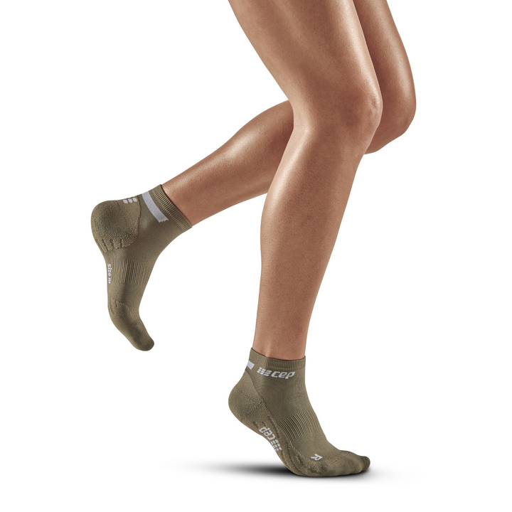 Chaussettes basses The Run 4.0, femme, olive