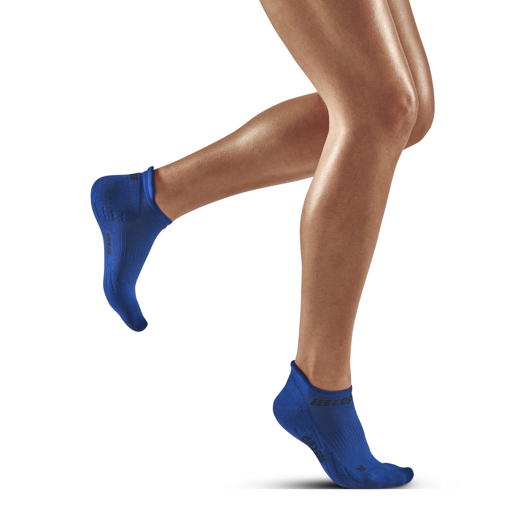جوارب الجري بدون عرض 4.0، للنساء، أزرق