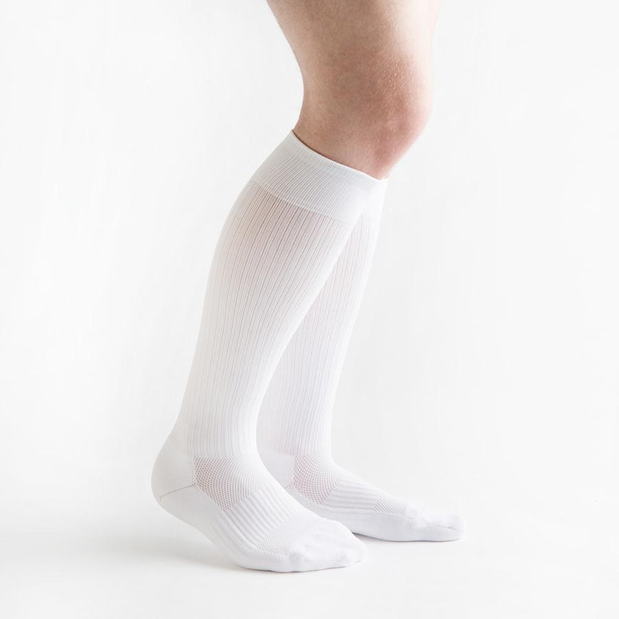 VenActive Active Comfort 20-30 mmHg Compression Sock, White