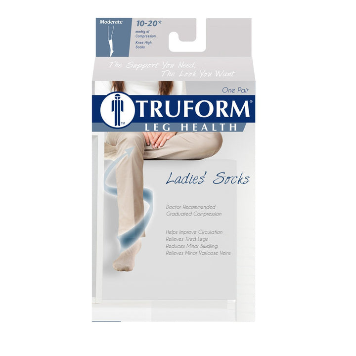 Truform Women's Cushion 15-20 mmHg Knee High