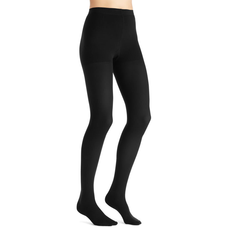 JOBST ® Taille haute opaque pour femmes, 15-20 mmHg, noir classique