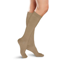 Therafirm Ease Opaque Women's 15-20 mmHg Chevron Knee High. Khaki