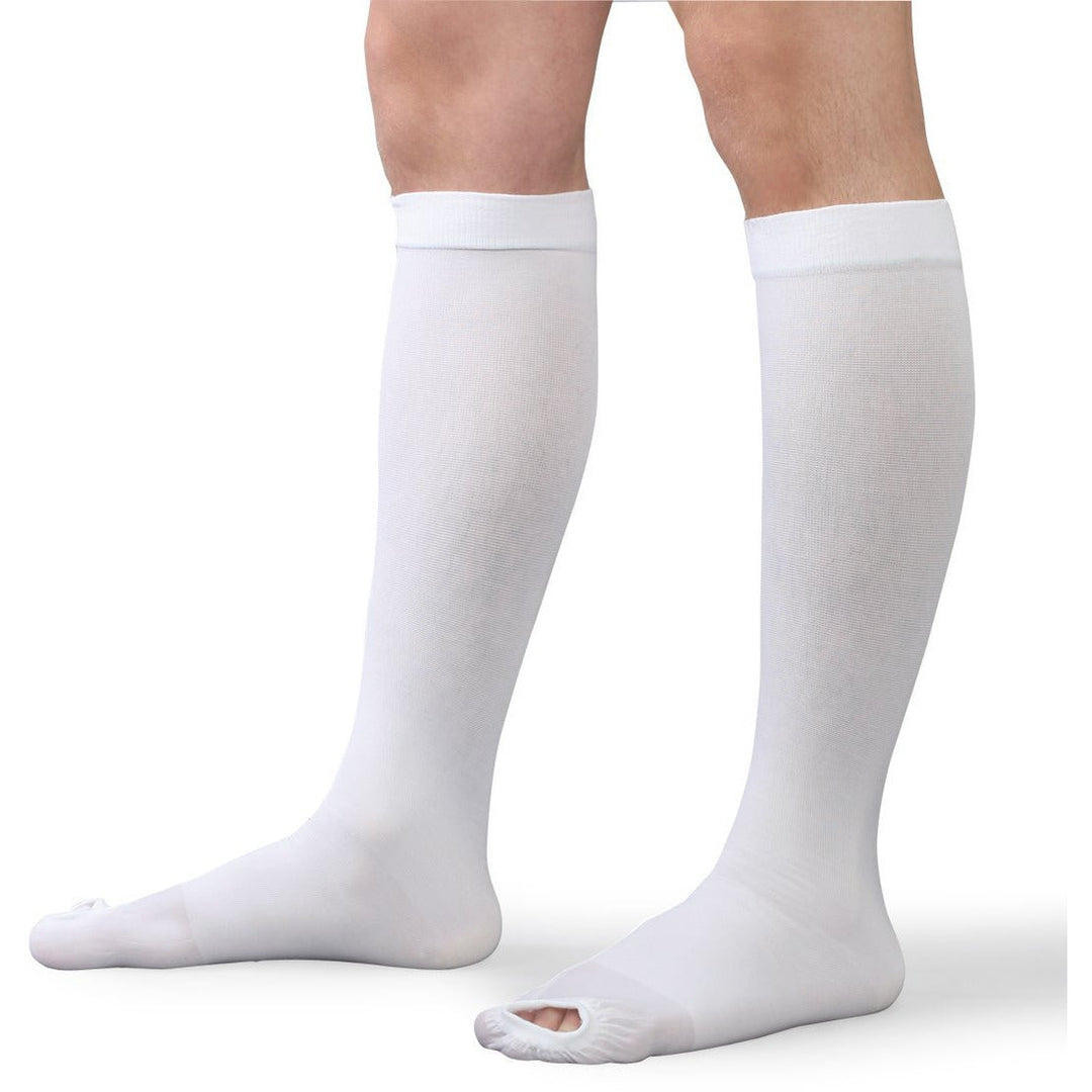 Therafirm Anti-Embolie 18 mmHg OPEN TOE Kniestrümpfe