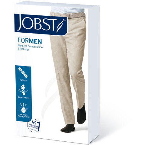 Jobst ® للرجال، 20-30 ملم زئبق، مقدمة مفتوحة، ارتفاع حتى الركبة