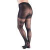 VenActive Women's Premium Sheer 15-20 mmHg Pantyhose, Black, Back