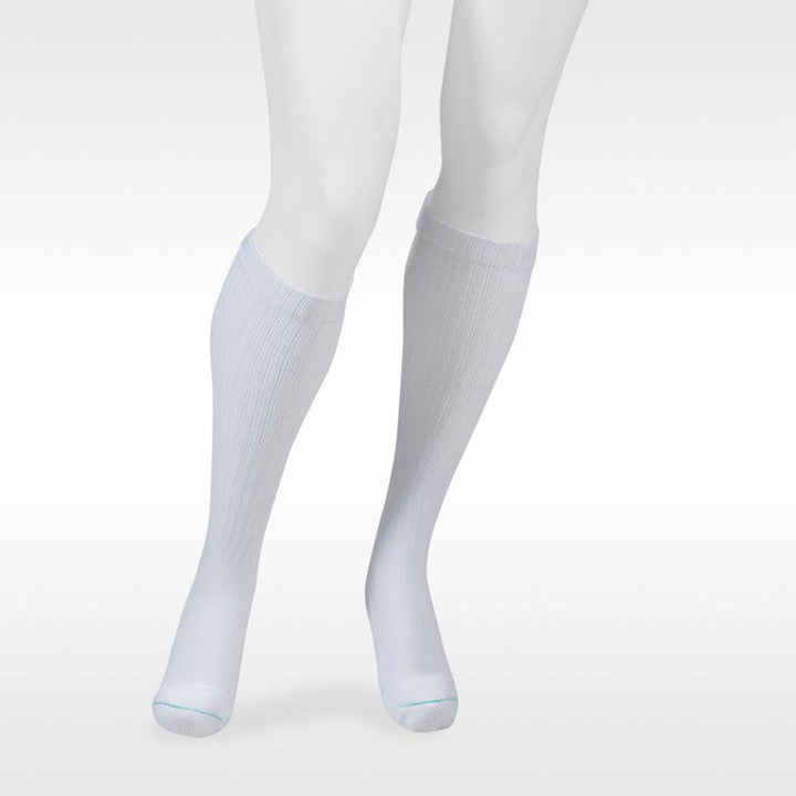 Juzo Power Comfort hasta la rodilla 20-30 mmHg, blanco