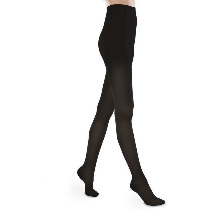 Therafirm Sheer Ease Pantimedias para mujer de 30 a 40 mmHg, color negro