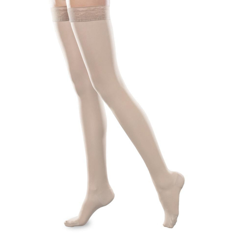 Therafirm Sheer Ease Women's 30-40 mmHg Thigh High, Natural