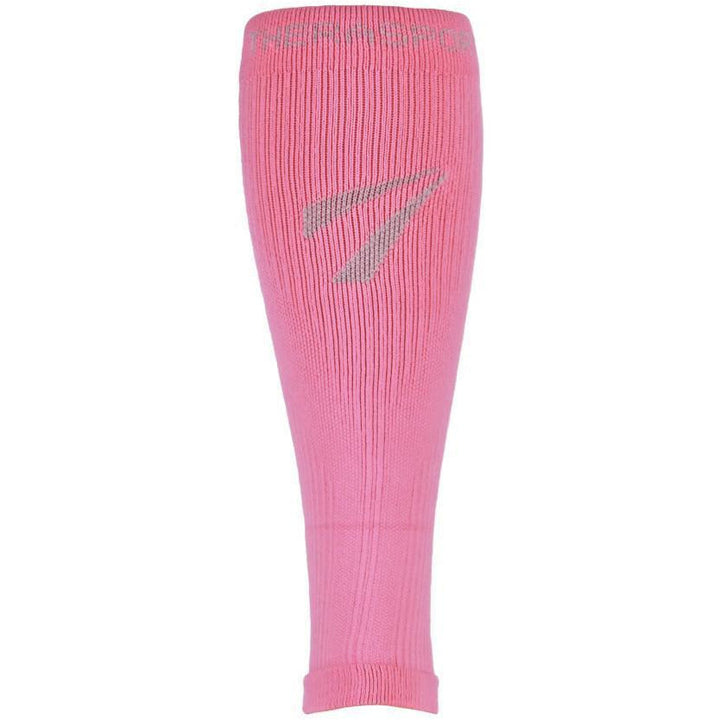 TheraSport Mangas de compresión para piernas de rendimiento atlético de 20-30 mmHg, color rosa