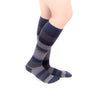 VenaCouture Women’s Bold Regency Stripe 15-20 mmHg Compression Socks, Midnight Navy